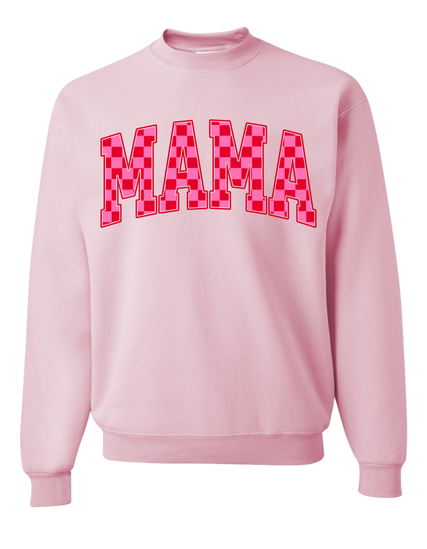 Checkered Mama Crewneck