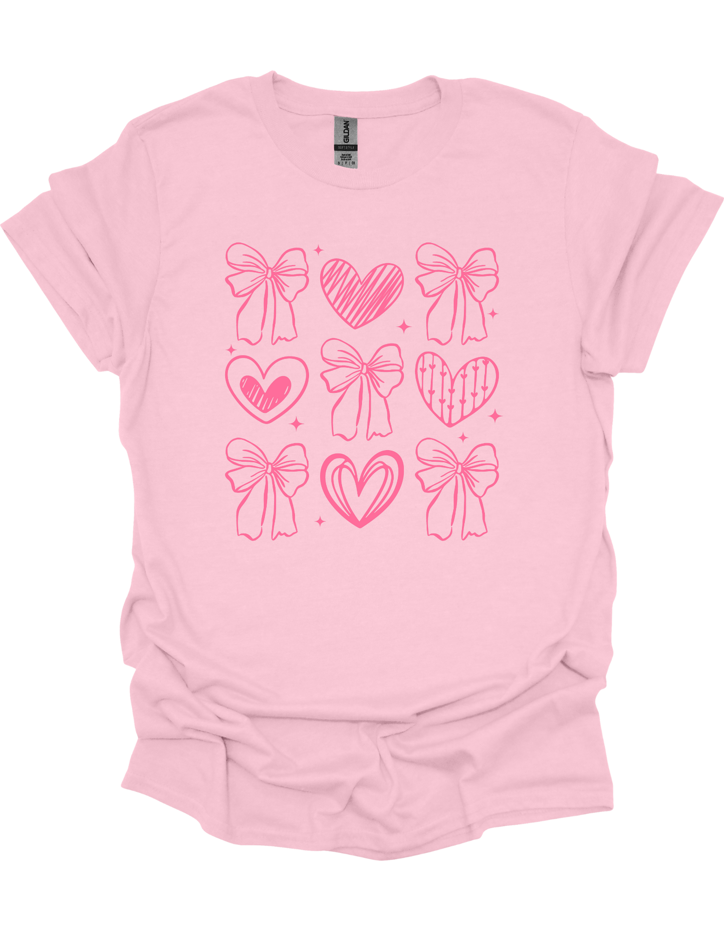 Pink Bow Coquette T-Shirt
