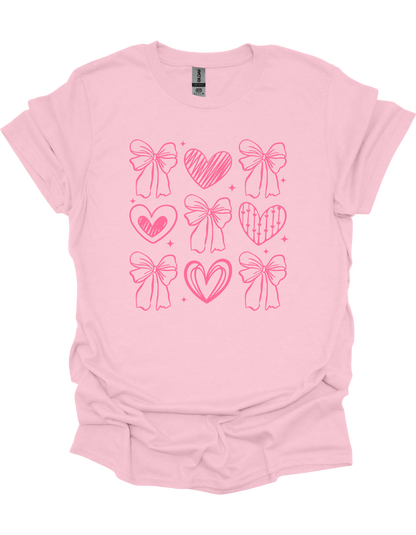 Pink Bow Coquette T-Shirt