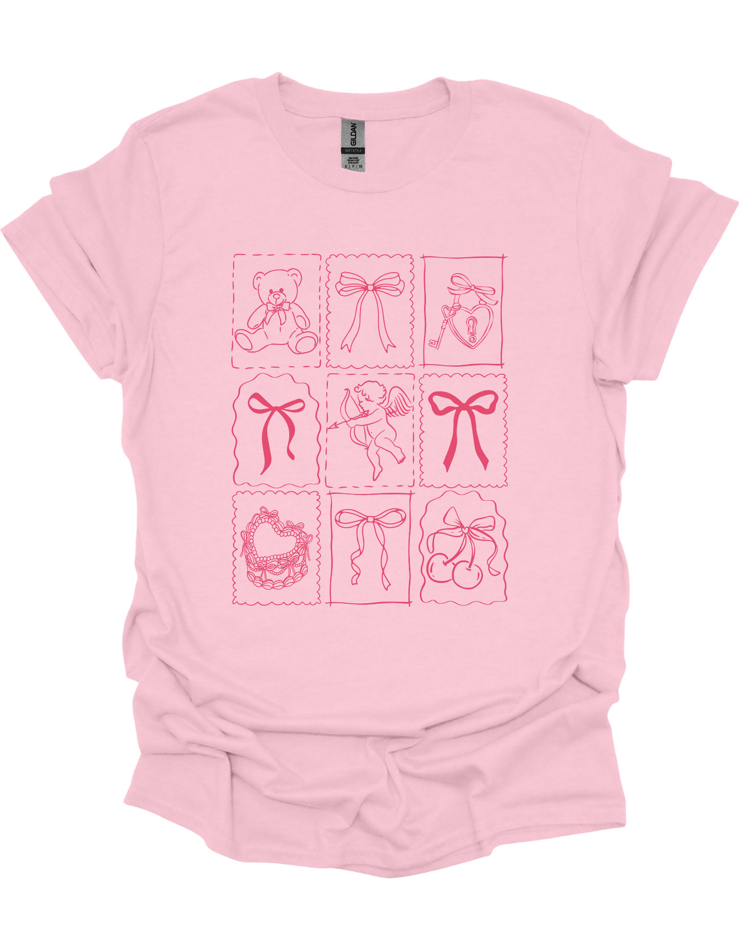 Valentine's Coquette Bow T-Shirt