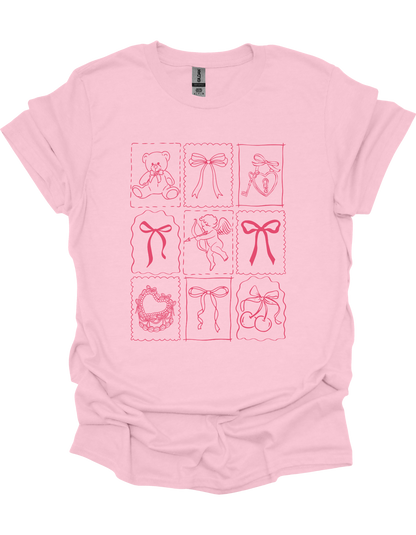 Valentine's Coquette Bow T-Shirt