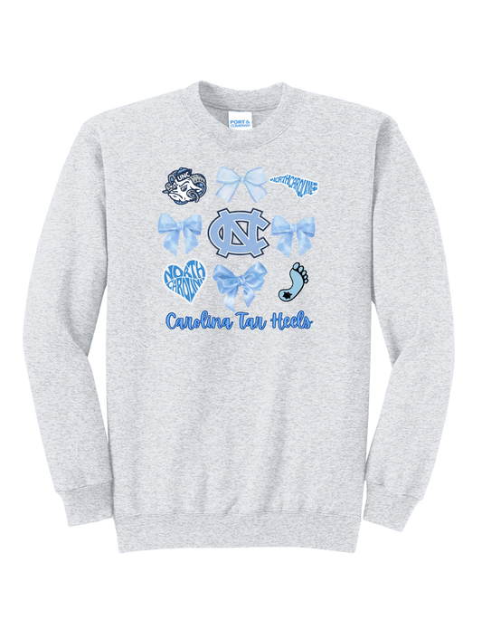 Tarheels Coquette Sweatshirt