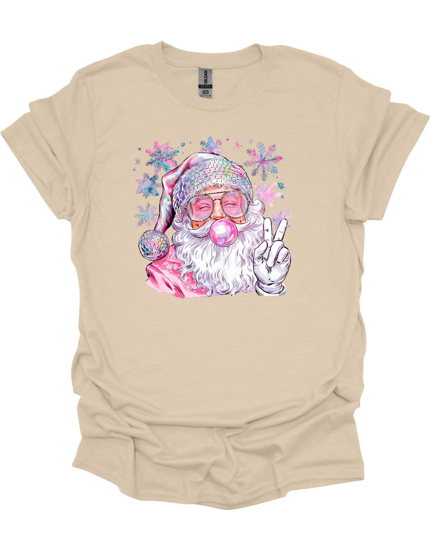 Bubblegum Santa T-Shirt