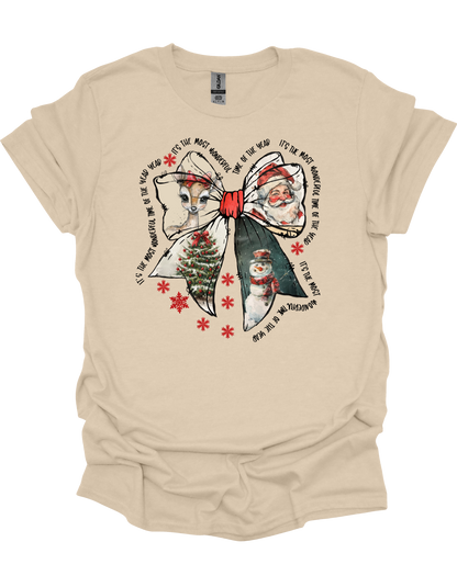It's the Most Wonderful Time Bow T-Shirt