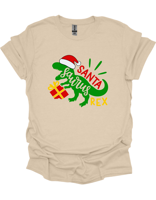 Santa Saurus Rex T-Shirt