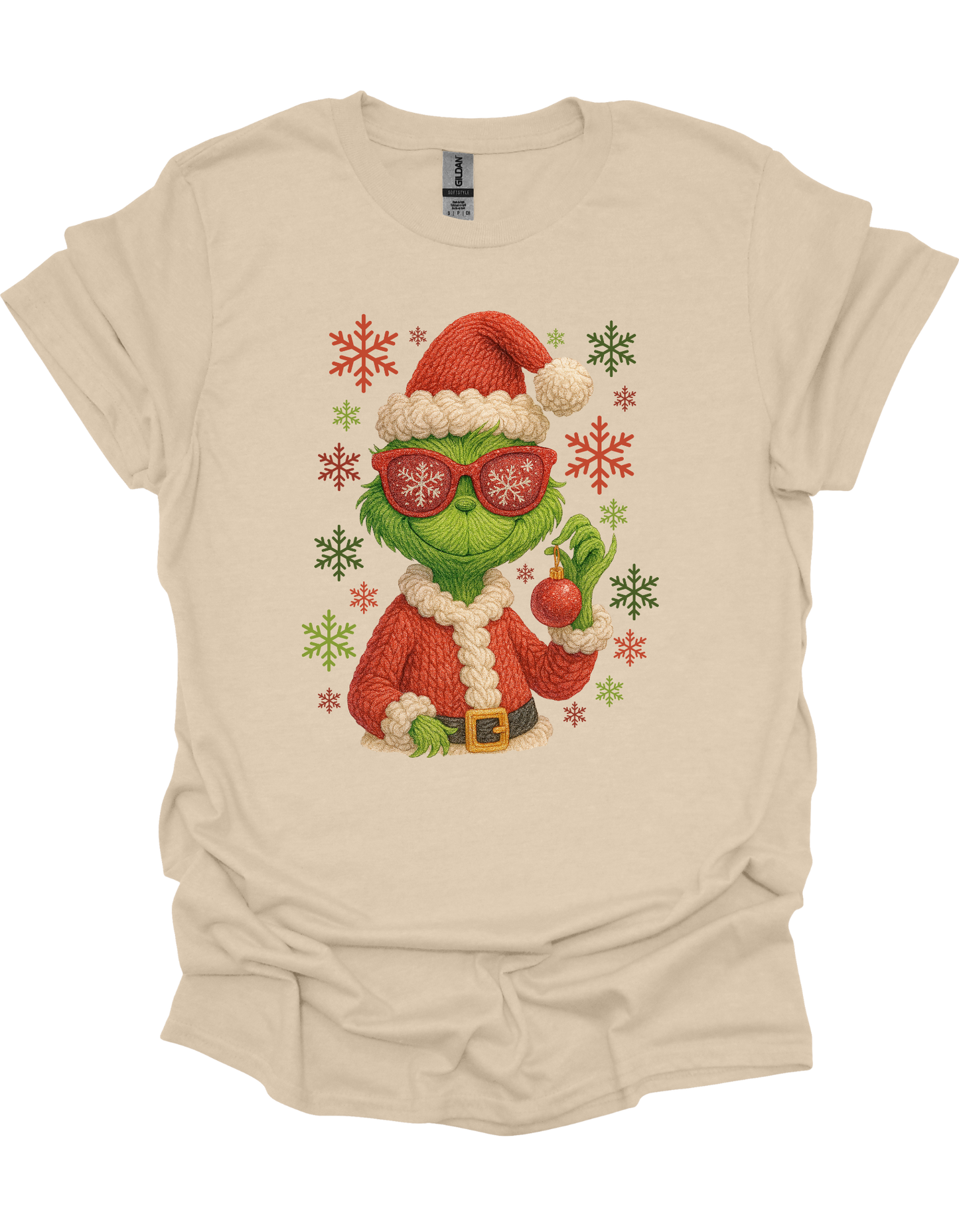 Grinch Snowflakes T-Shirt