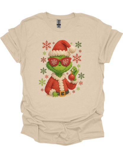 Grinch Snowflakes T-Shirt