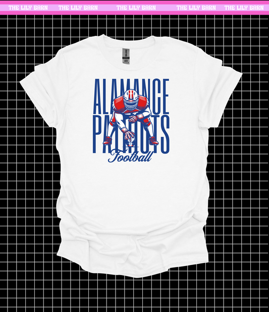 Alamance Patriots Football Stance T-shirt
