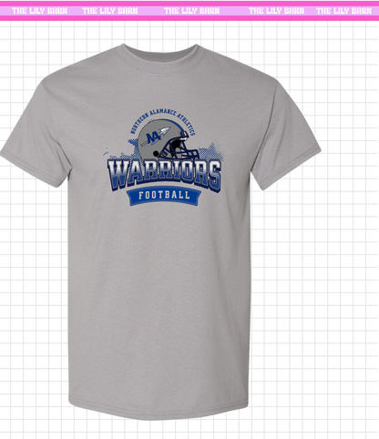 Warriors NA Football Helmet T-Shirt