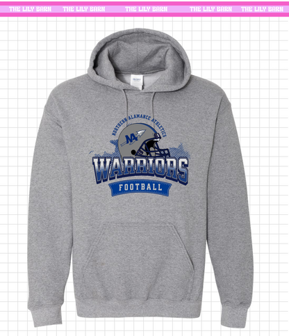 Warriors NA Football Helmet Hoodie