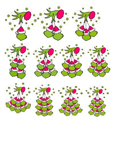 Grinch Inspired CUSTOM Name Crew/T-Shirt FRONT & BACK CUSTOM with NAMES - READ DESCRIPTION (Copy)