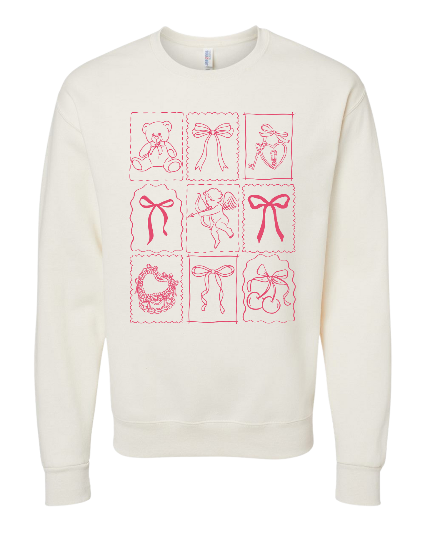 Valentine's Coquette Bow Crewneck