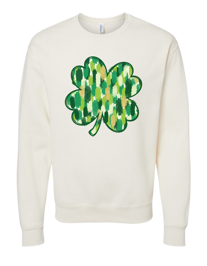 Camo Clover Crewneck
