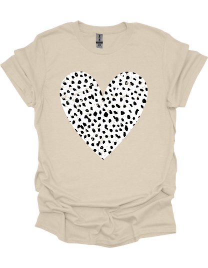 Polka Dot Heart T-Shirt