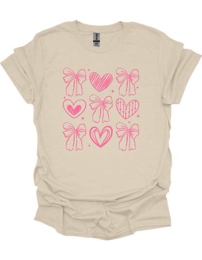 Pink Bow Coquette T-Shirt