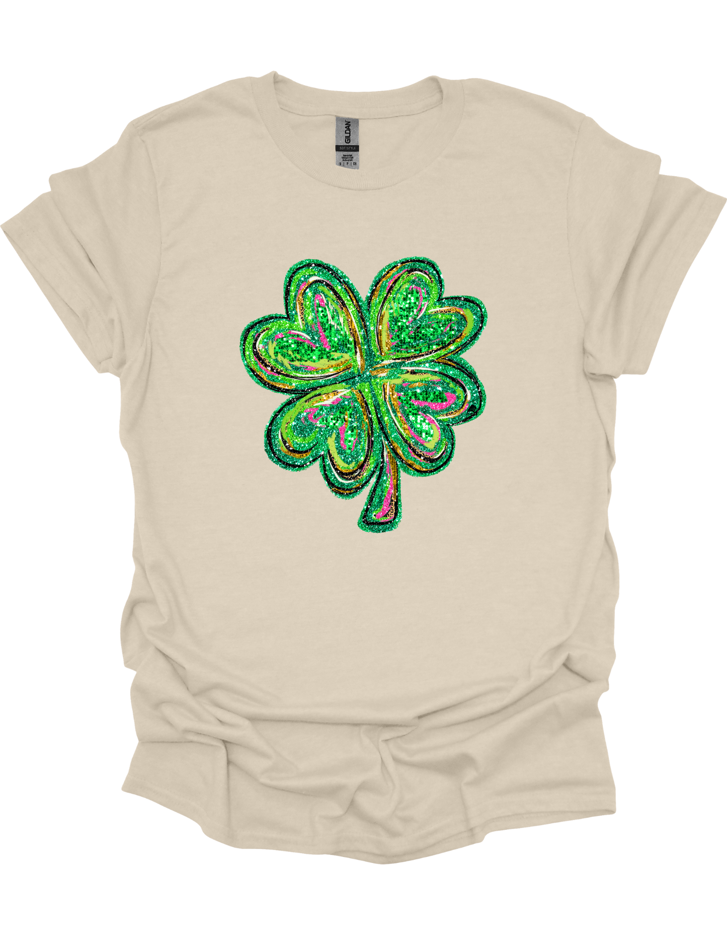 Sparkly Four Leaf Clover T-Shirt