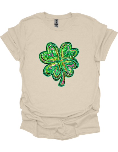 Sparkly Four Leaf Clover T-Shirt
