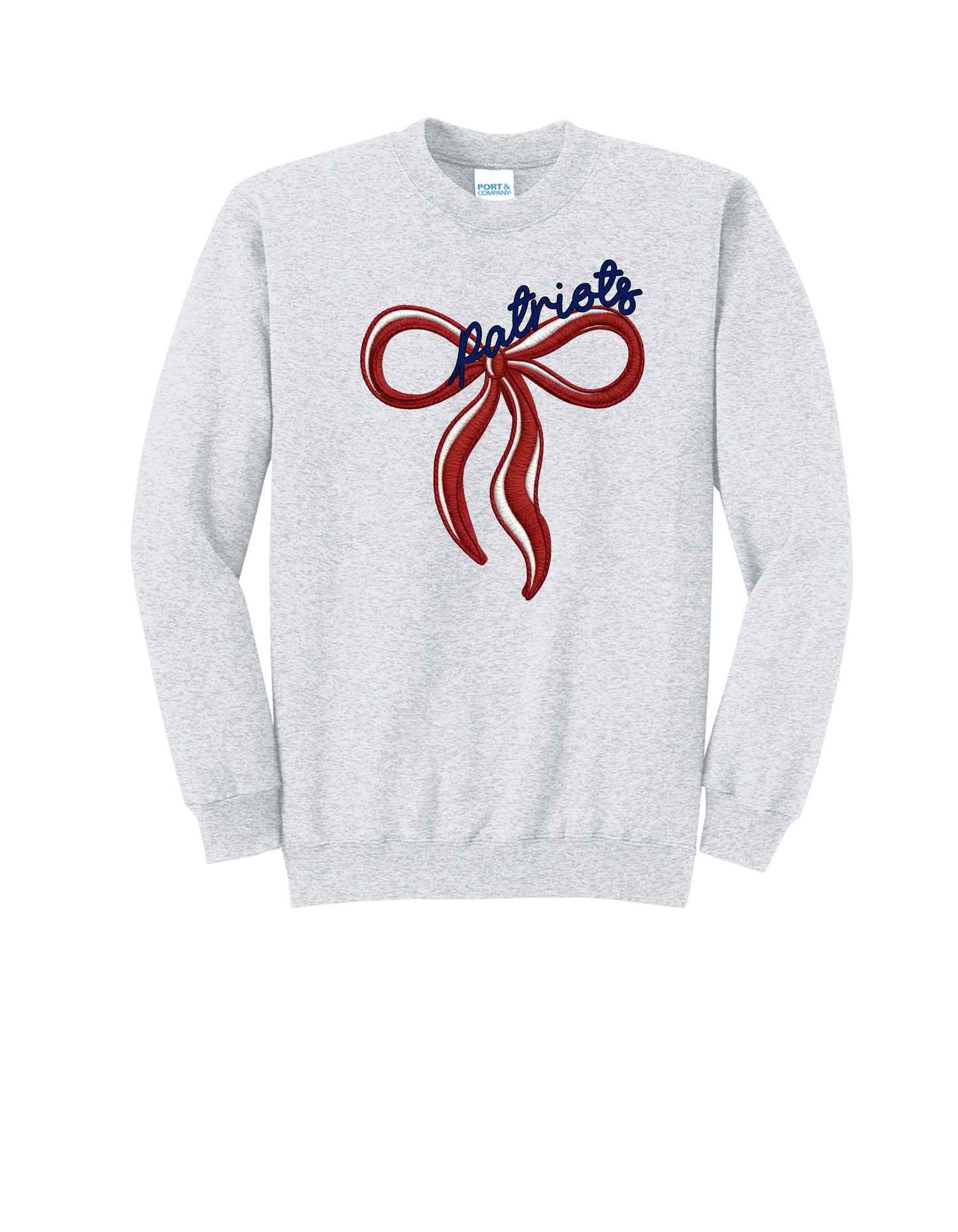 Patriots Bow Crewneck