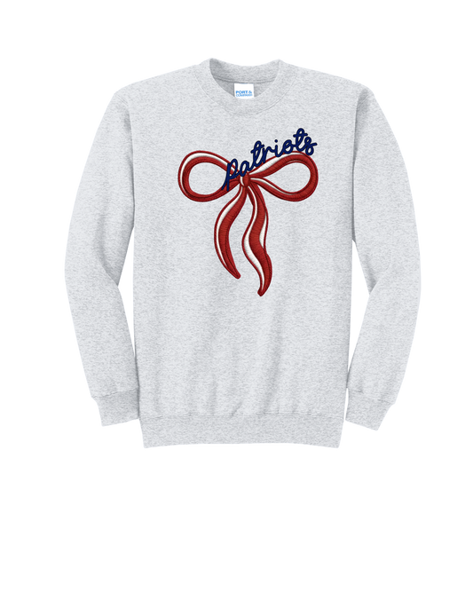 Patriots Bow Crewneck