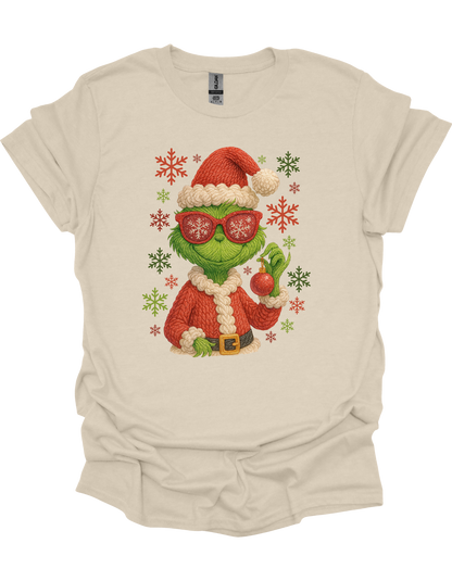 Grinch Snowflakes T-Shirt