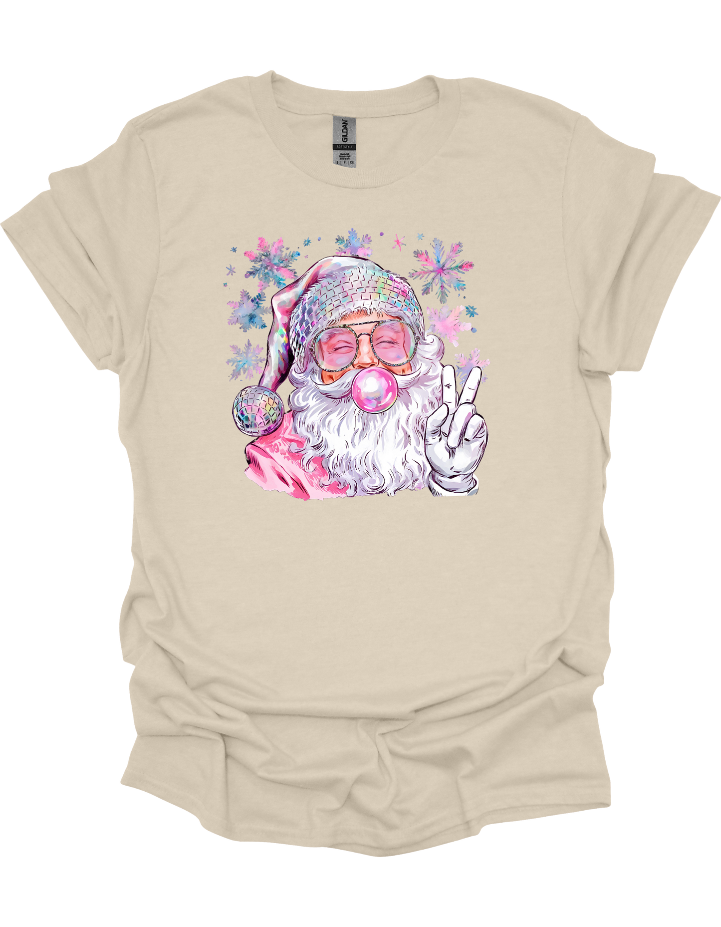 Bubblegum Santa T-Shirt