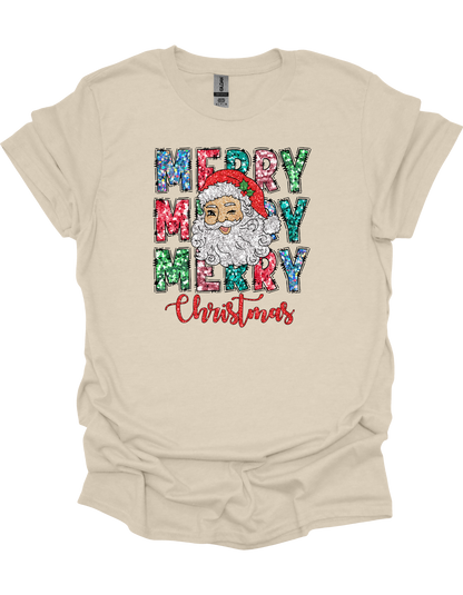 Santa Merry Christmas T-Shirt