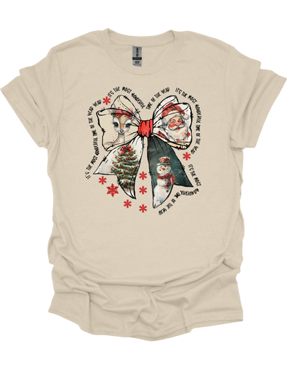 It's the Most Wonderful Time Bow T-Shirt