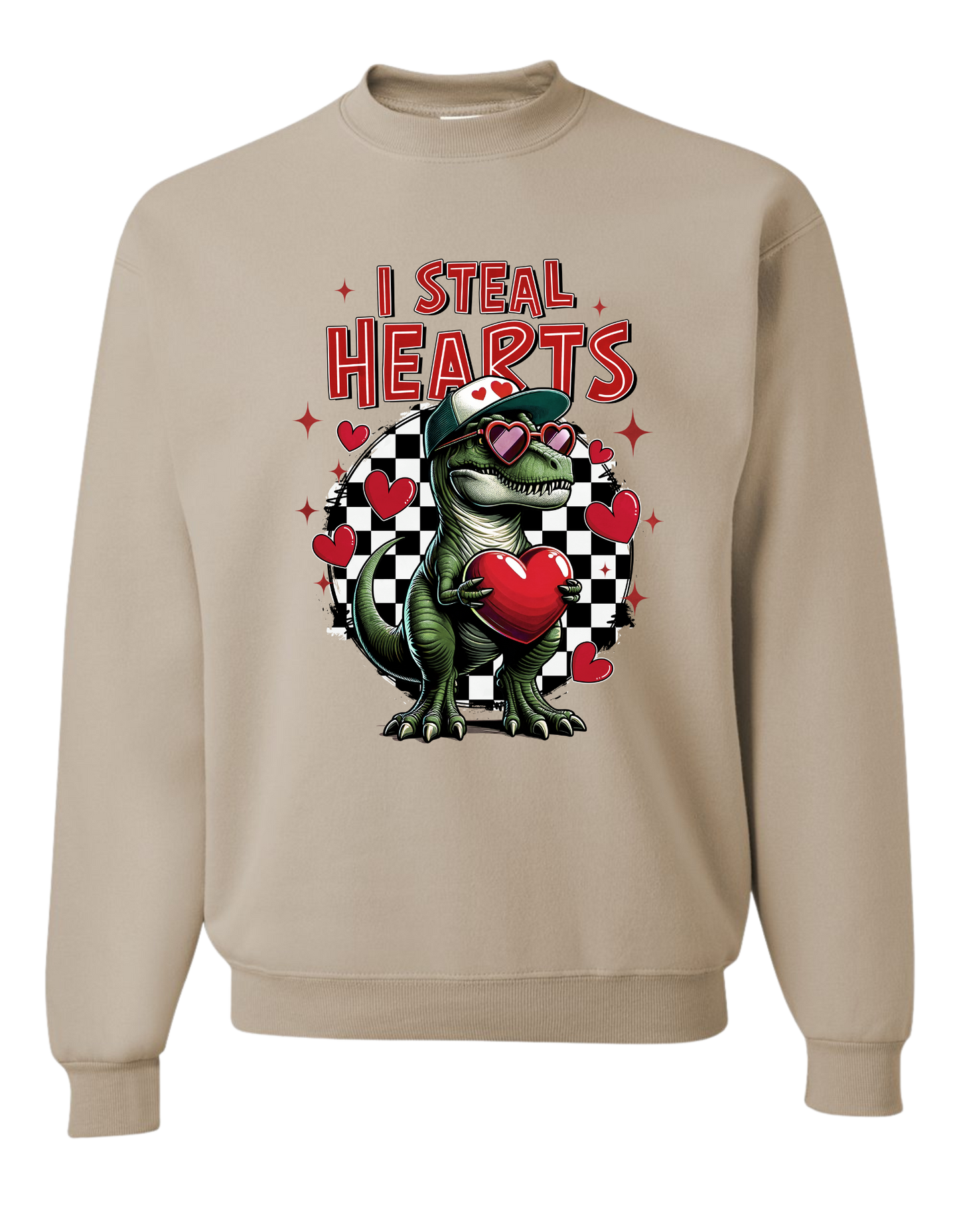 Dino Hearts Crewneck