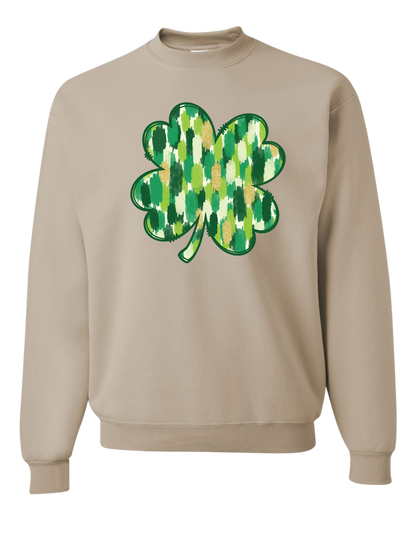 Camo Clover Crewneck