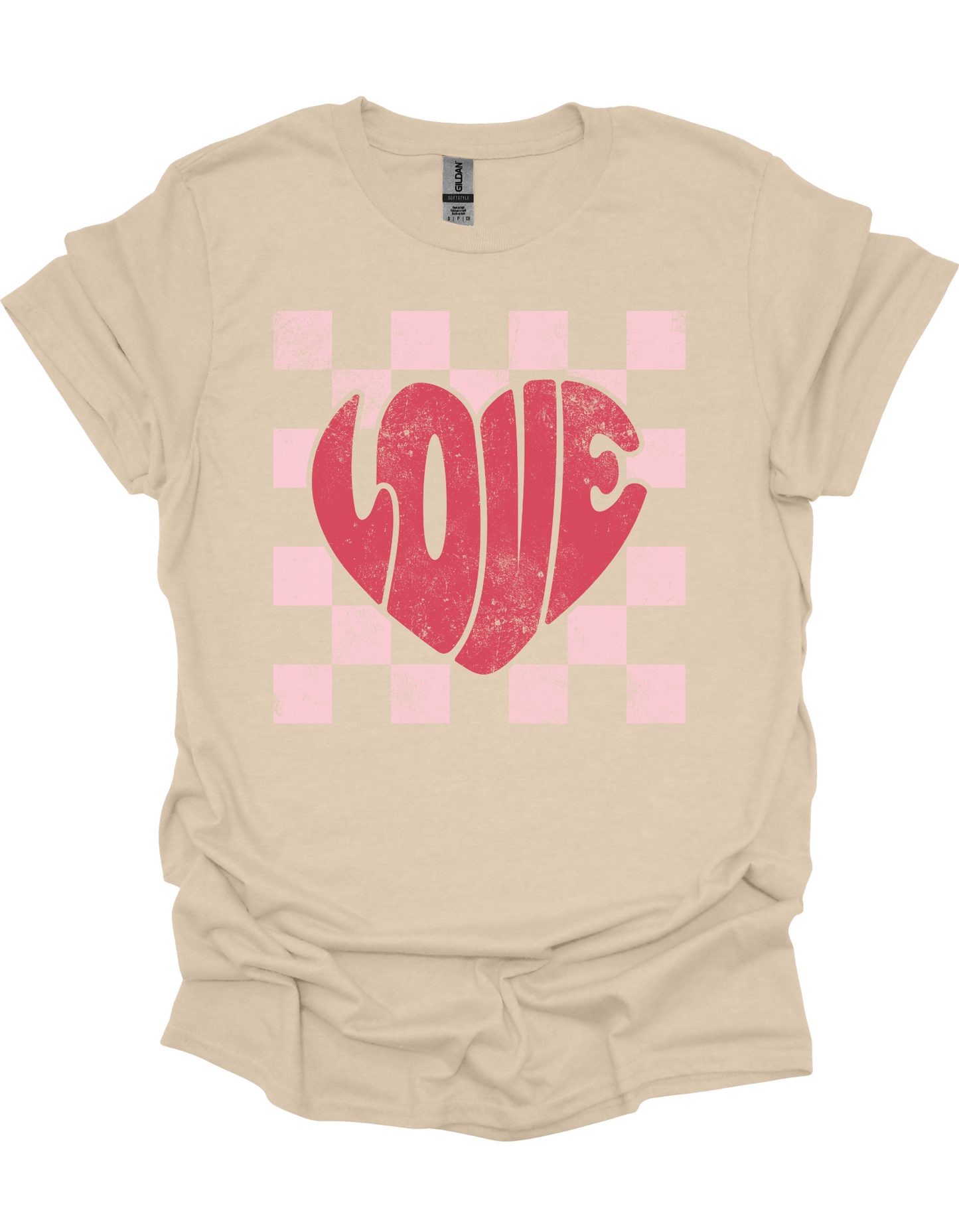 Checkered Love T-Shirt