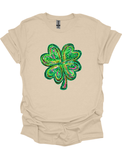 Sparkly Four Leaf Clover T-Shirt