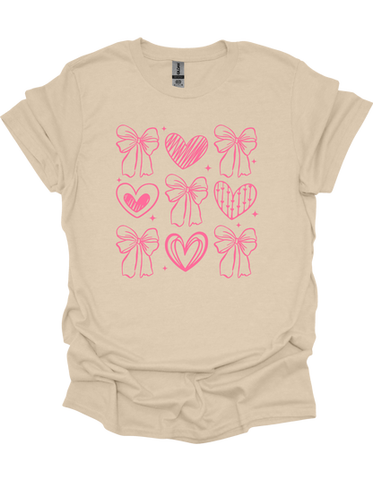 Pink Bow Coquette T-Shirt
