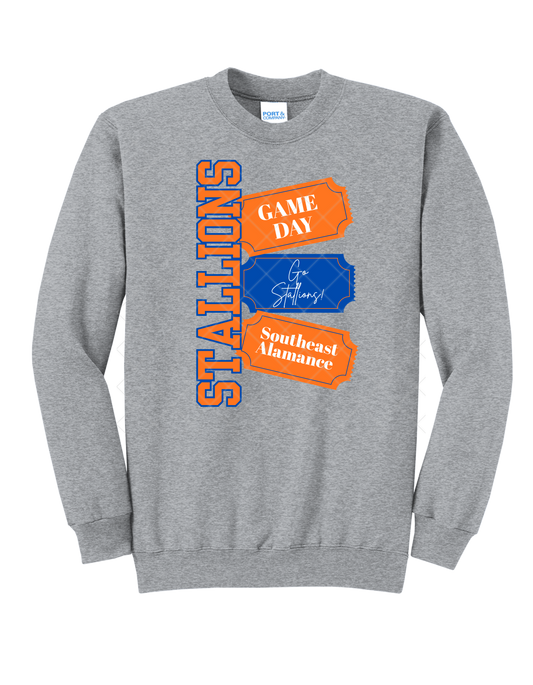 Stallions Ticket Crewneck