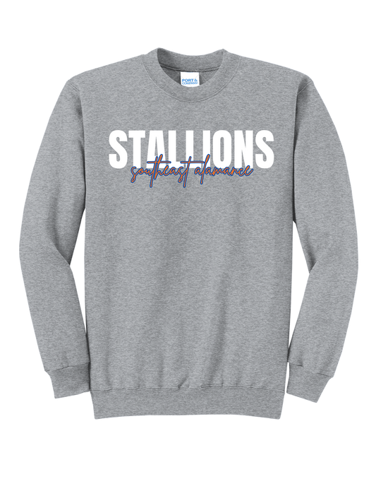 Southeast Alamance Stallions Crewneck