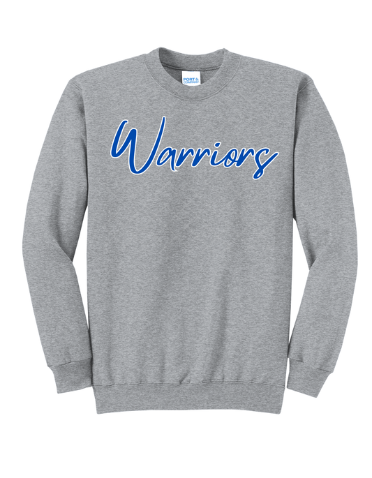 Cursive Warriors Crewneck