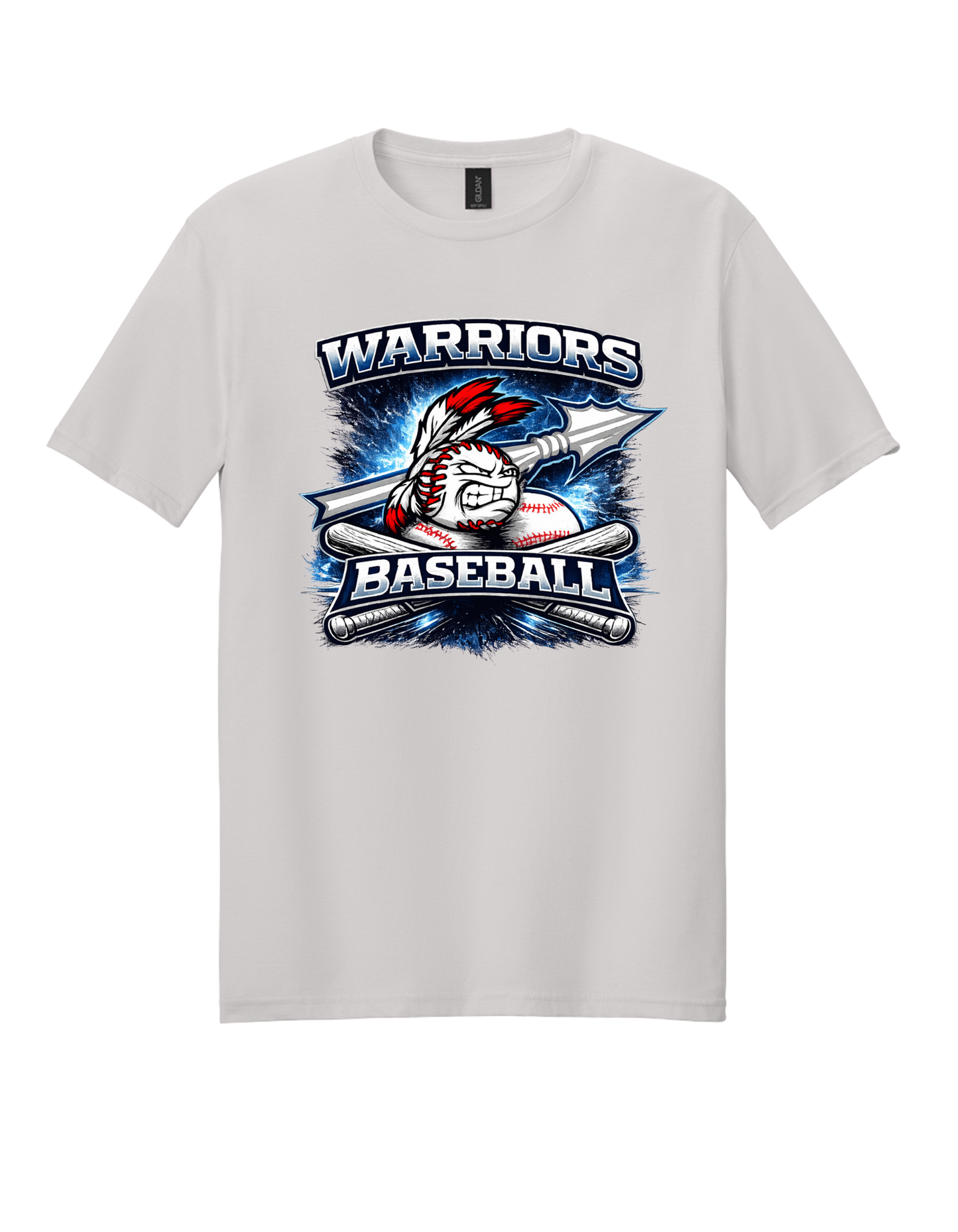Graphic Warriors Baseball T-Shirt