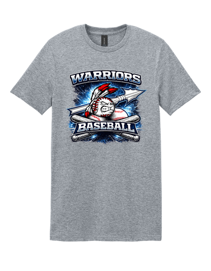 Graphic Warriors Baseball T-Shirt