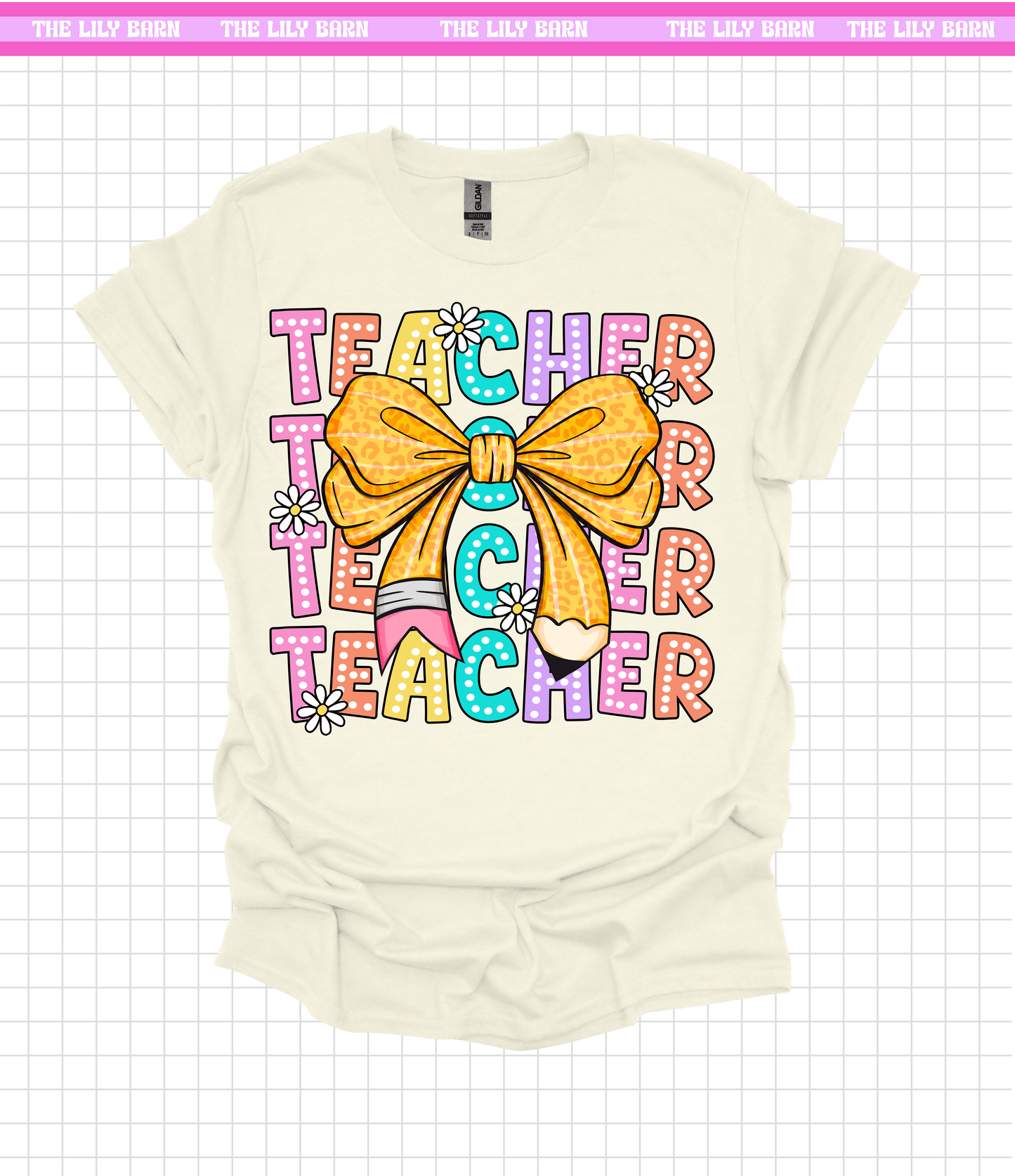 Teacher Coquette Bow T-Shirt