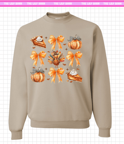 Thanksgiving Coquette Crewneck