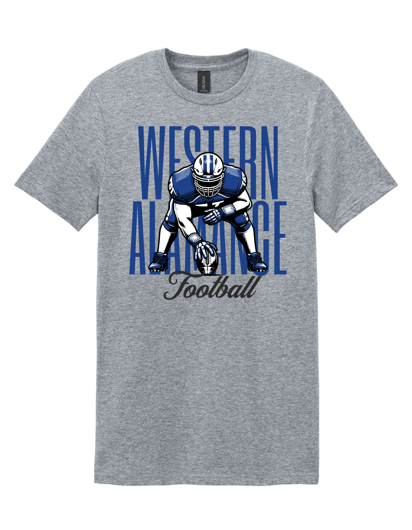 Western Football Stance T-shirt