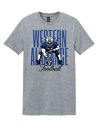 Western Football Stance T-shirt