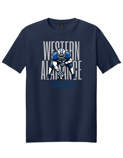 Western Football Stance T-shirt