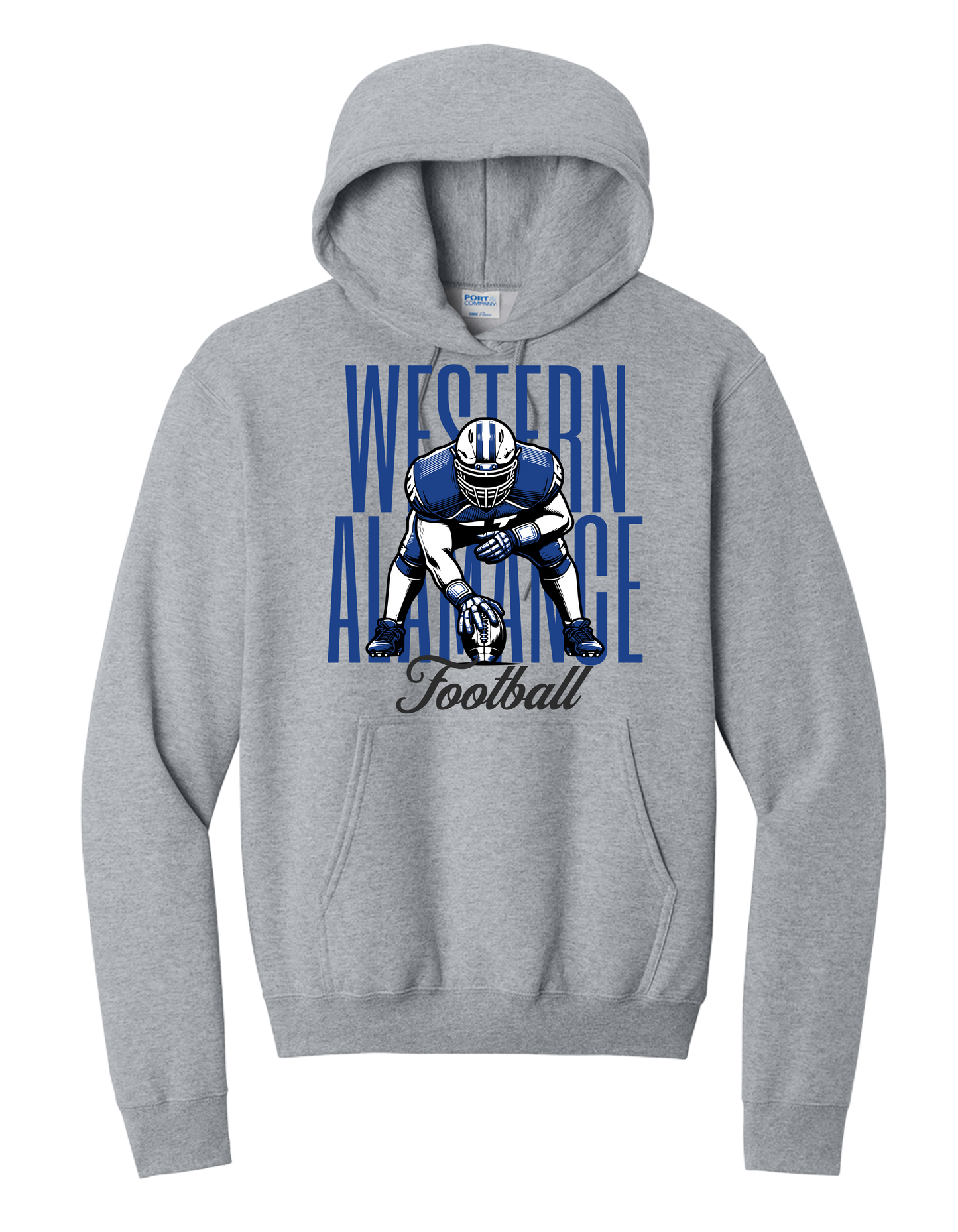Warriors Football Stance Hoodie
