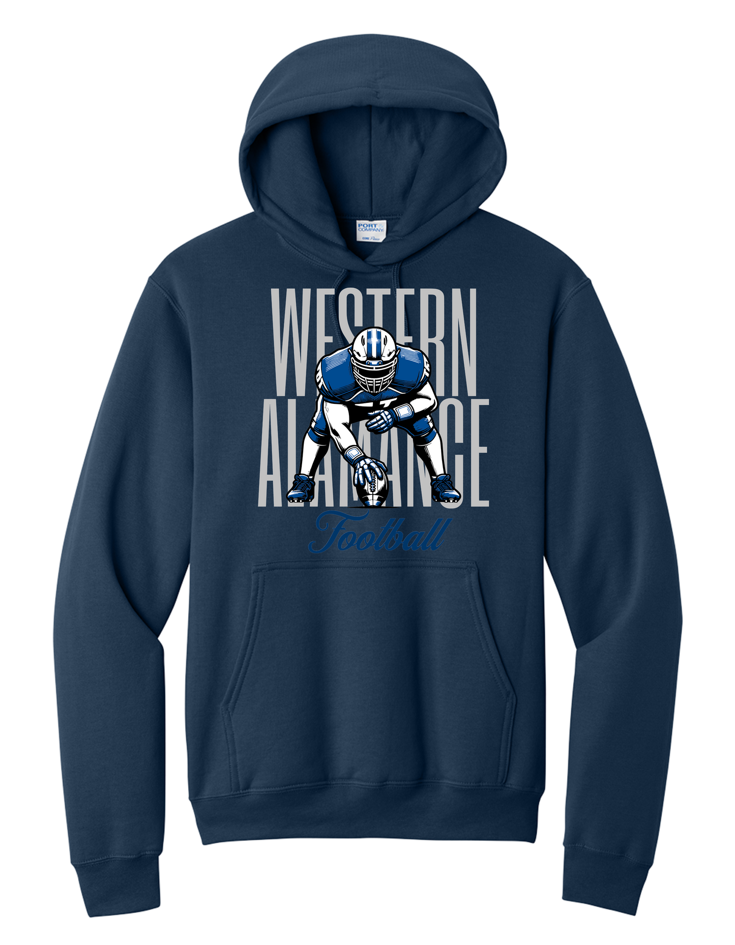 Warriors Football Stance Hoodie