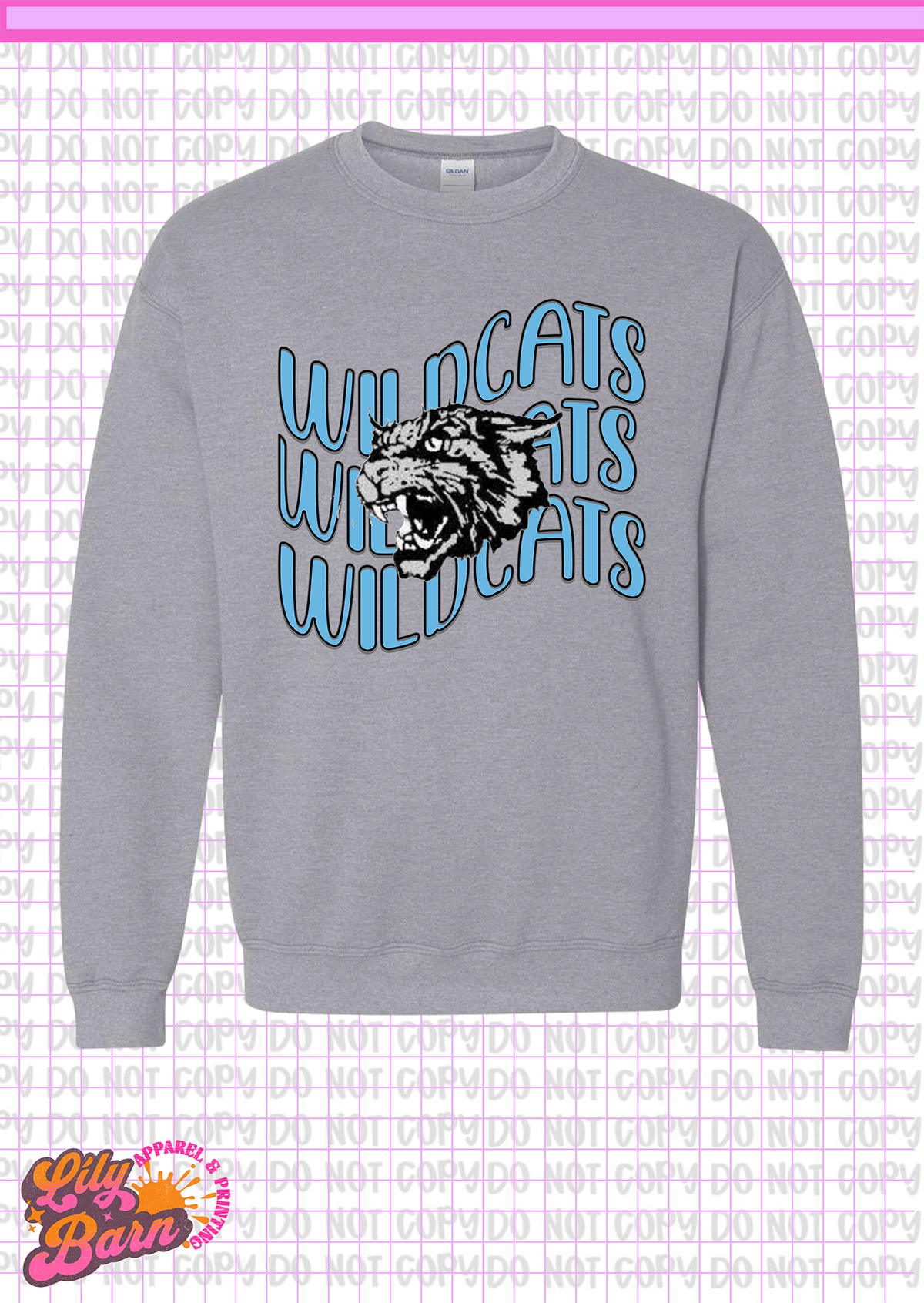 East Chapel Hill Wildcats Repeat Crewneck