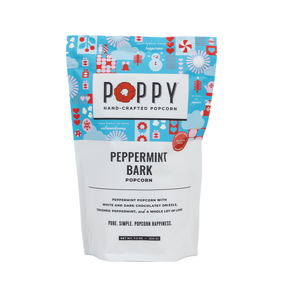 POPPY POPCORN - Peppermint Bark Popcorn